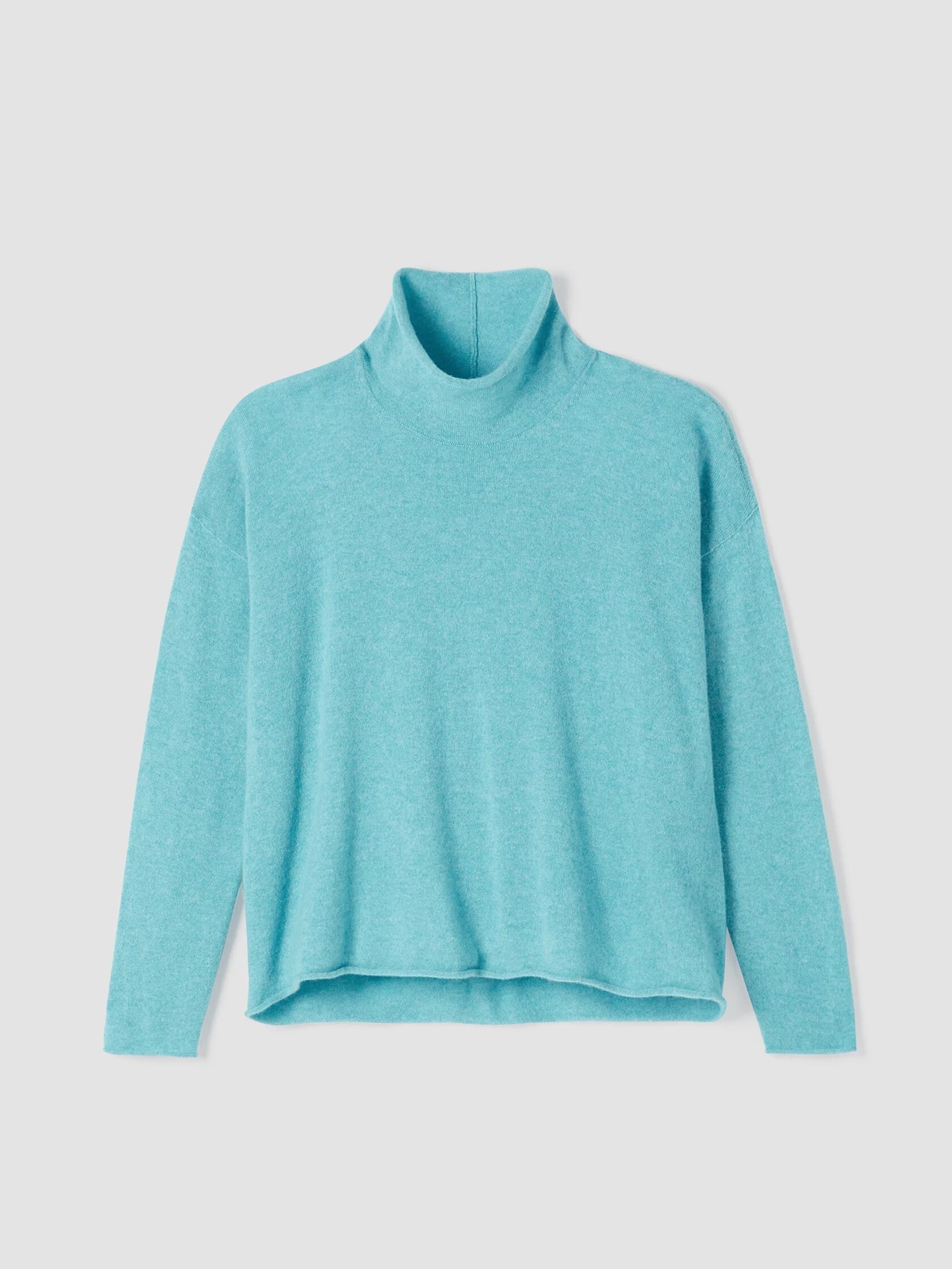 Italian Cashmere Turtleneck Top