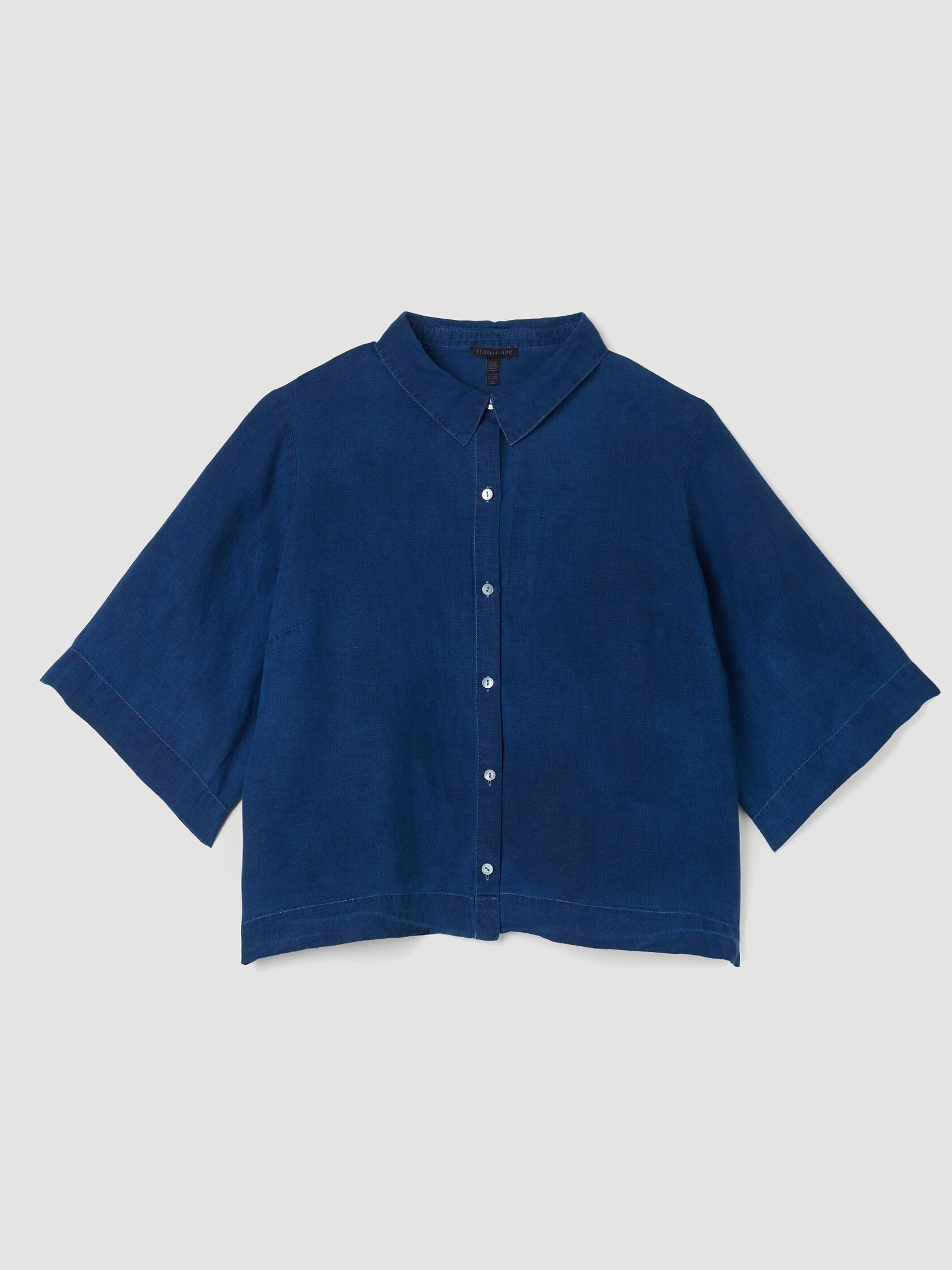 Renew Organic Handkerchief Linen Short-Sleeve Shirt, 2X
