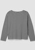 Striped Organic Cotton Slub Bateau Neck Top