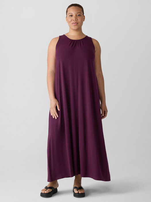 Fine Jersey Round Neck Tank Dress