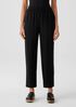 Silk Georgette Crepe Tapered Pant