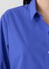 Washed Organic Cotton Poplin Classic Collar Short Shirt