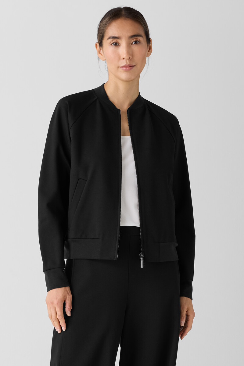 Washable Flex Ponte Flight Jacket Washable Flex Ponte Flight Jacket