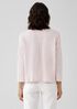 Organic Cotton Slub V-Neck Top