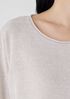 Organic Linen Cotton Jewel Neck Box-Top