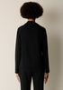 Stretch Jersey Knit Drape Neck Top
