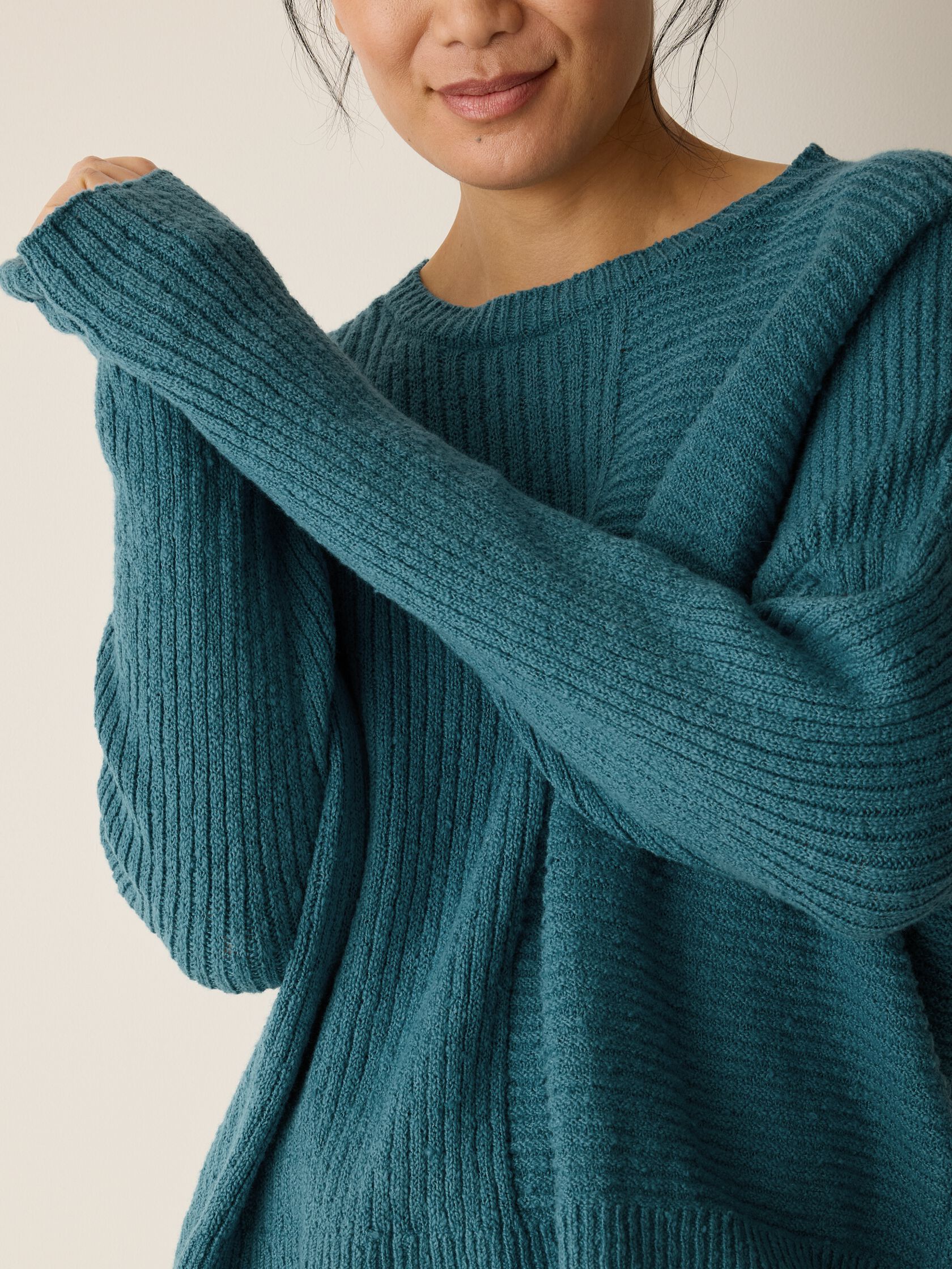 Peruvian Cotton Cloud Crew Neck Top