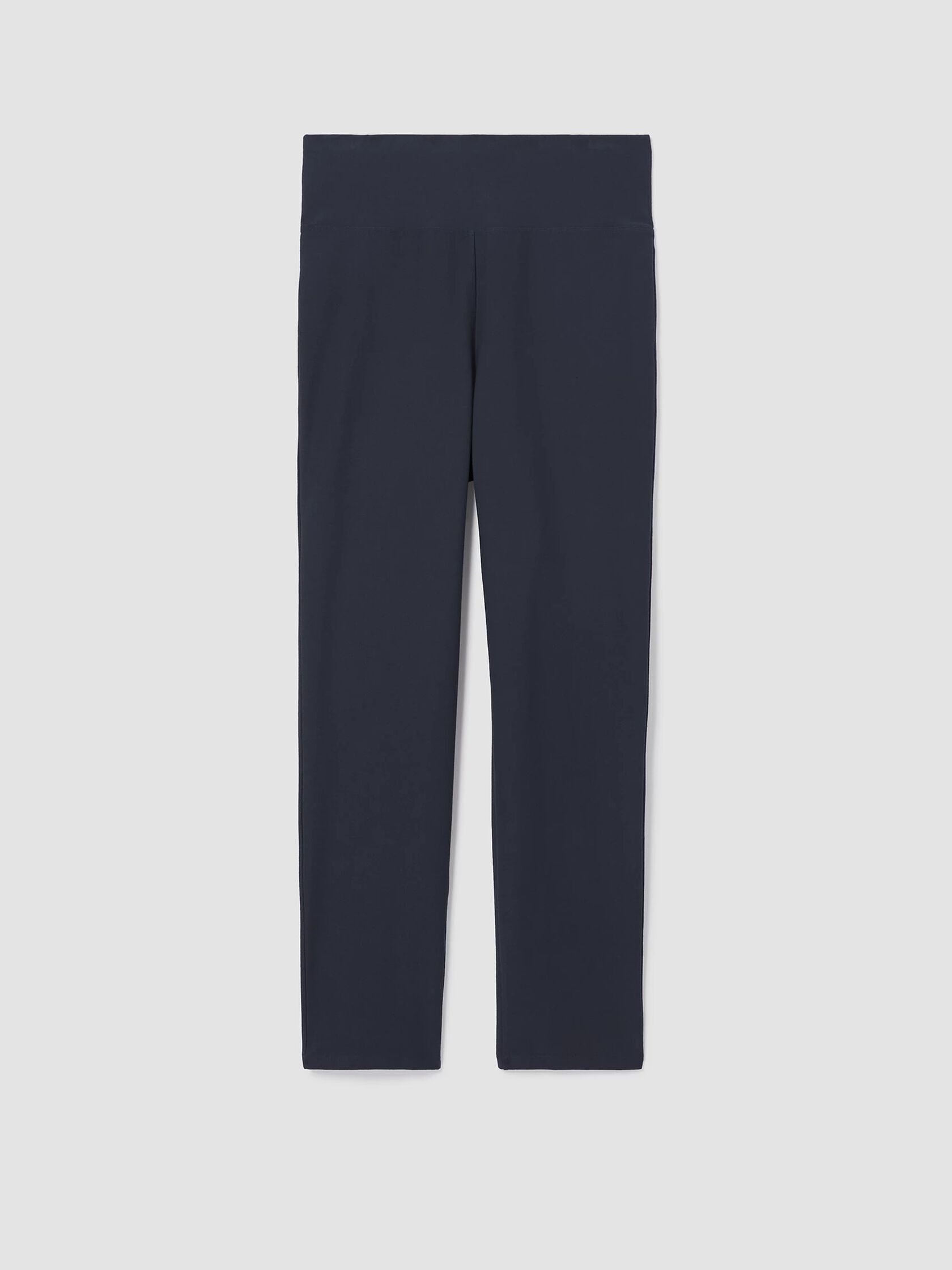 Washable Stretch Crepe High-Waisted Pant