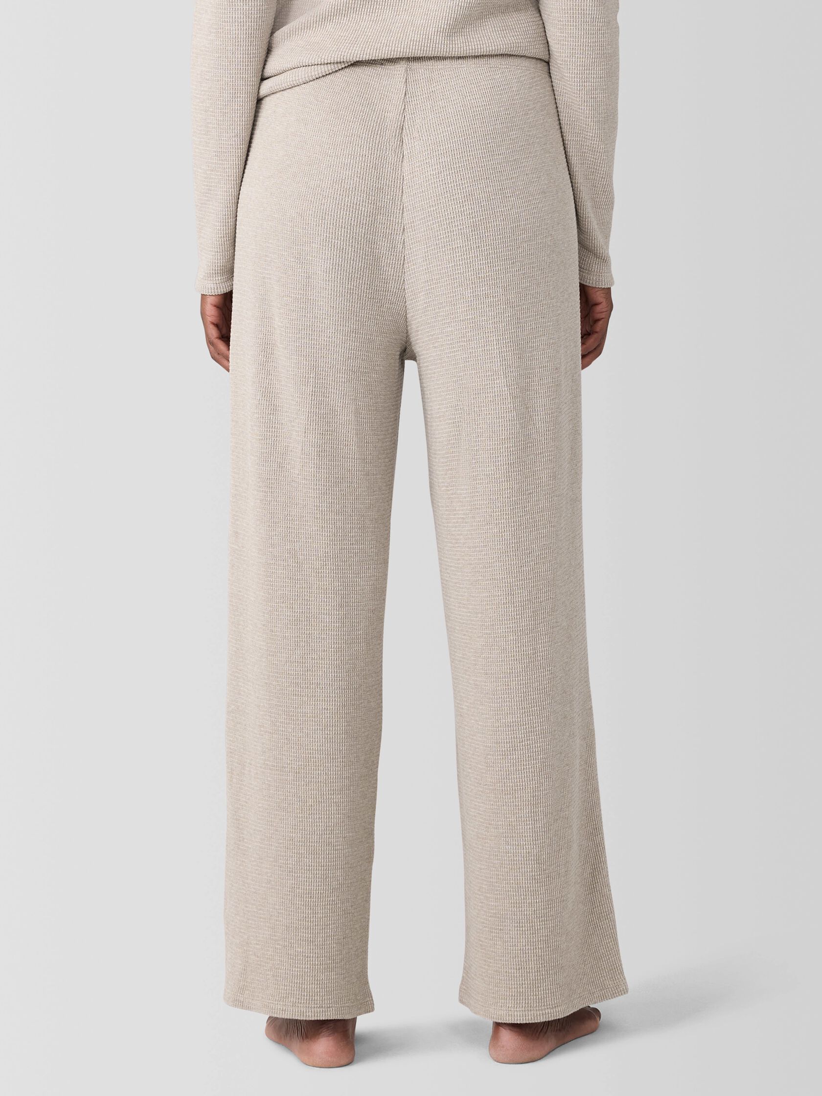 Mélange Organic Cotton Waffle Sleep Pant