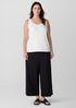 Pima Cotton Stretch Jersey Scoop Neck Tank