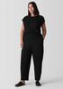 Textured Stretch Rib Lantern Pant