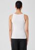 Organic Cotton Stretch Rib Slim Tank