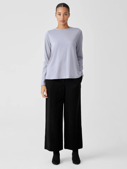 Organic Pima Cotton Jersey Long-Sleeve Tee