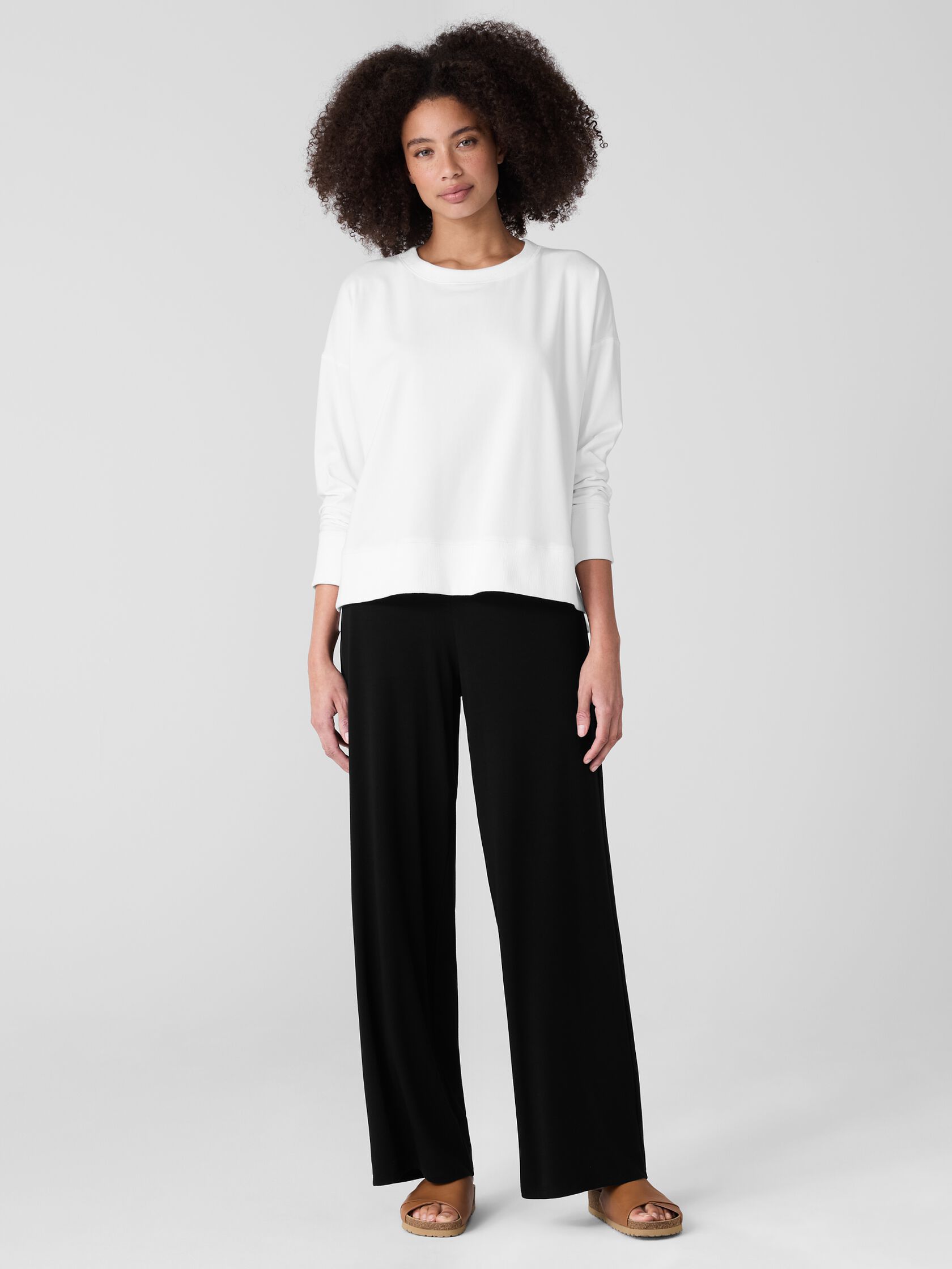 Pima Cotton Stretch Jersey Box-Top