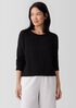 Organic Linen Cotton Raglan-Sleeve Top