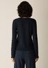 Bubble Jacquard Round Neck Top