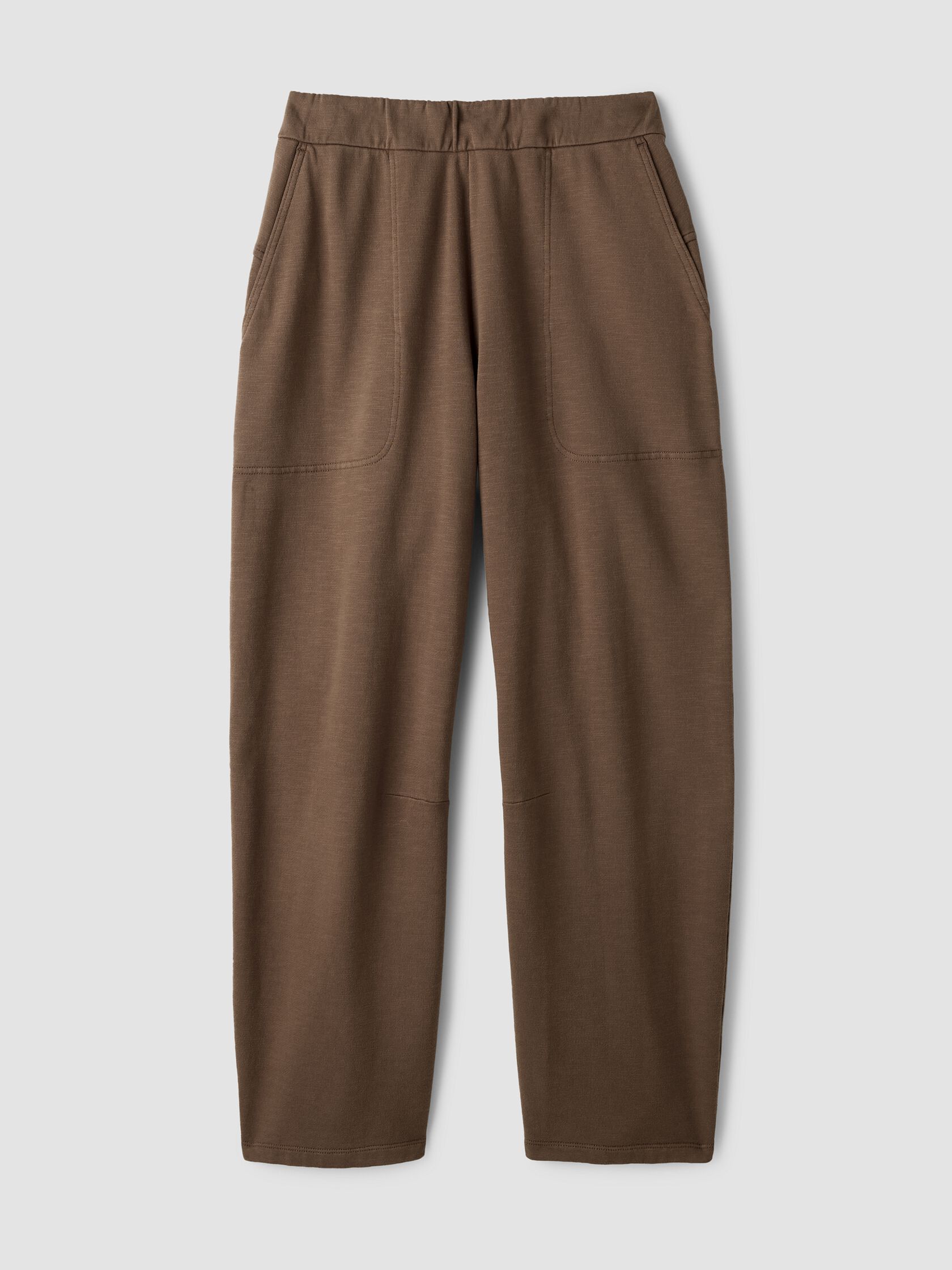 Garment-Dyed Organic Cotton Terry Arch Pant