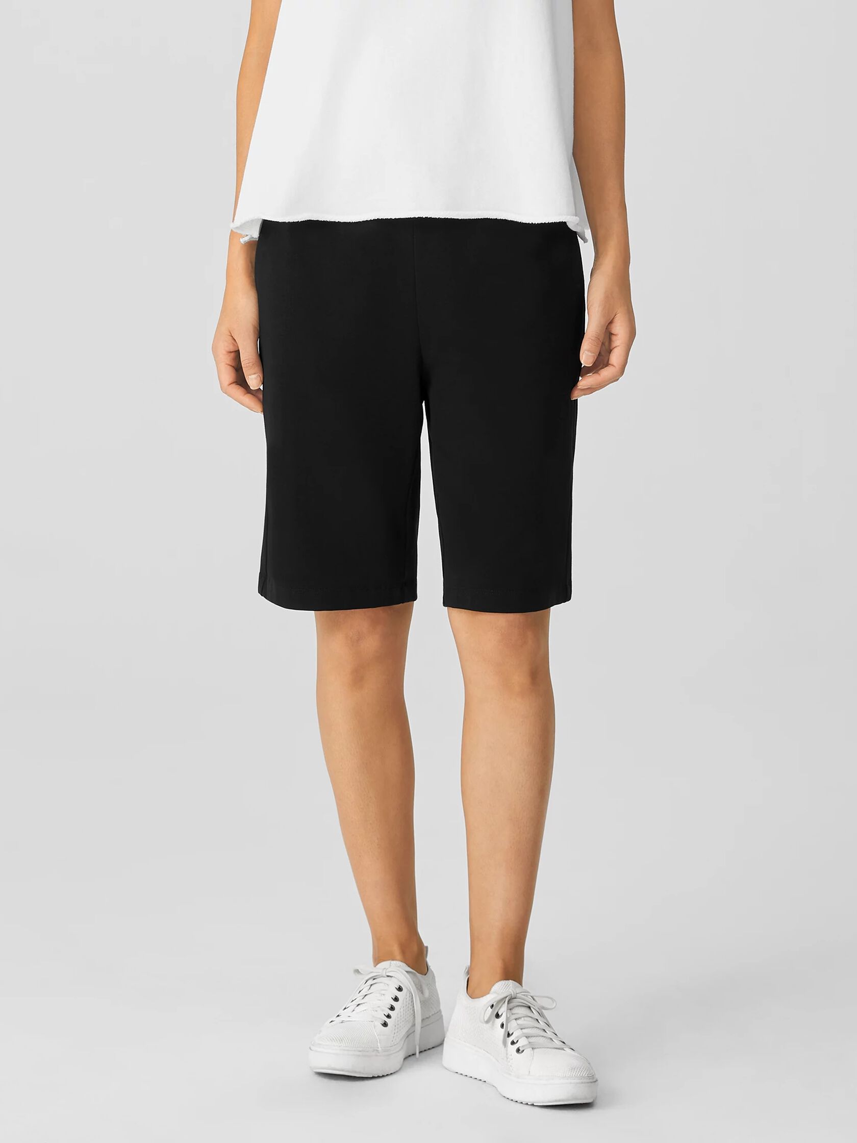 Organic Pima Cotton Stretch Jersey Shorts