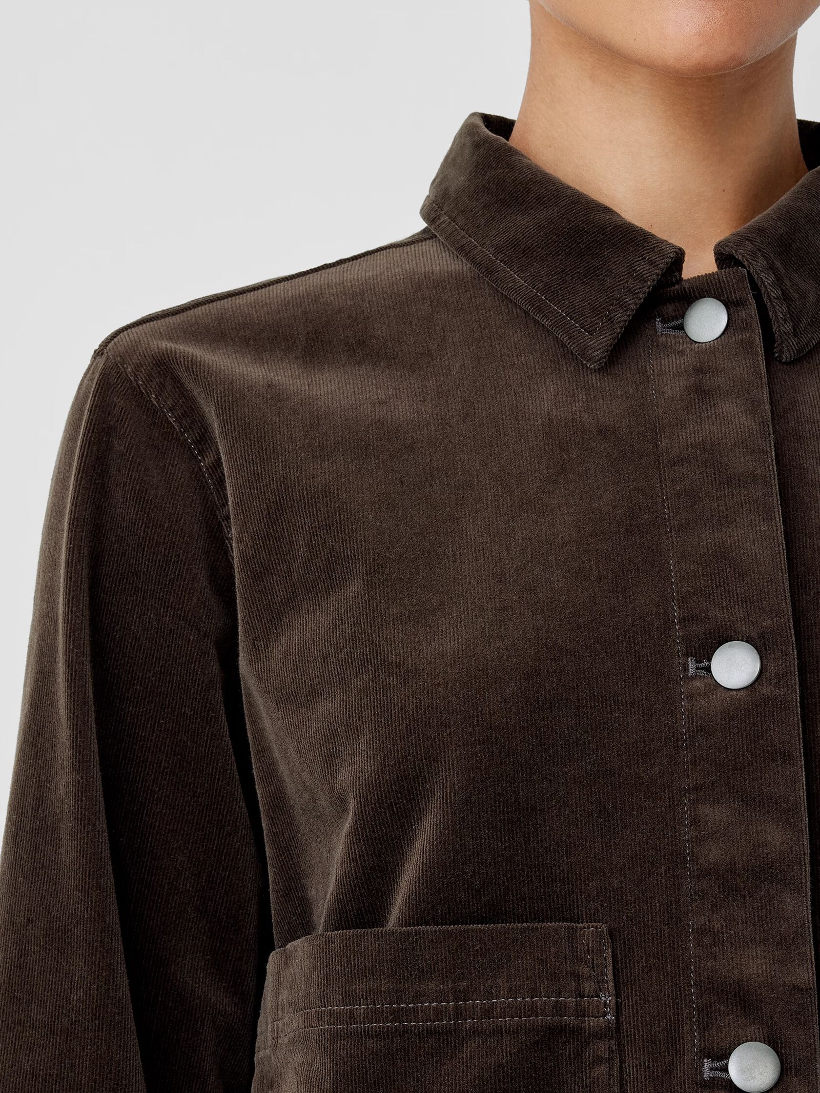Organic Cotton Stretch Corduroy Jacket