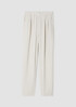 Soft Twill Pleated Tapered Pant