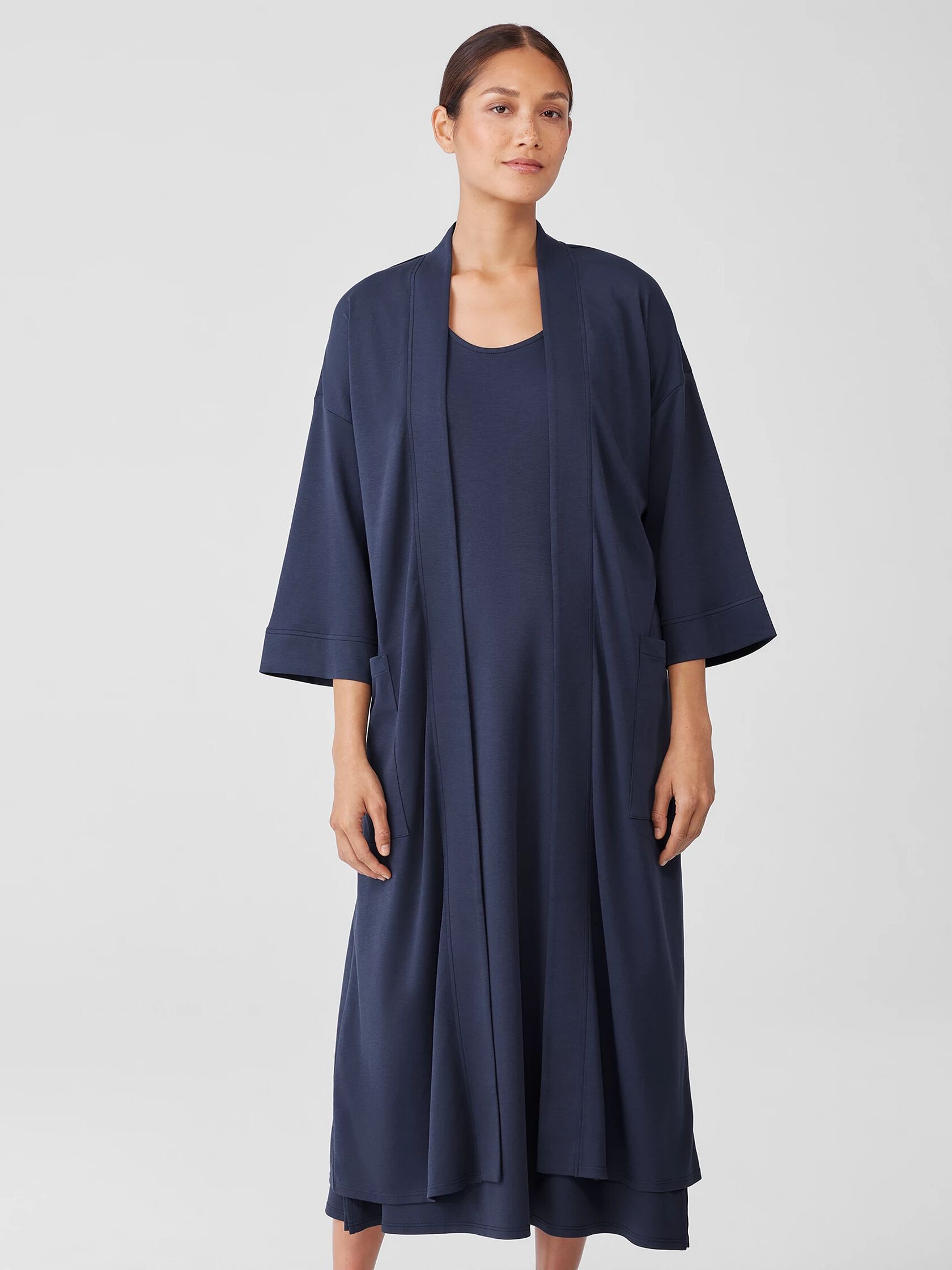 Cozy Organic Cotton Interlock Robe