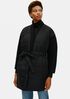 Recycled Nylon with Boiled Wool Coat