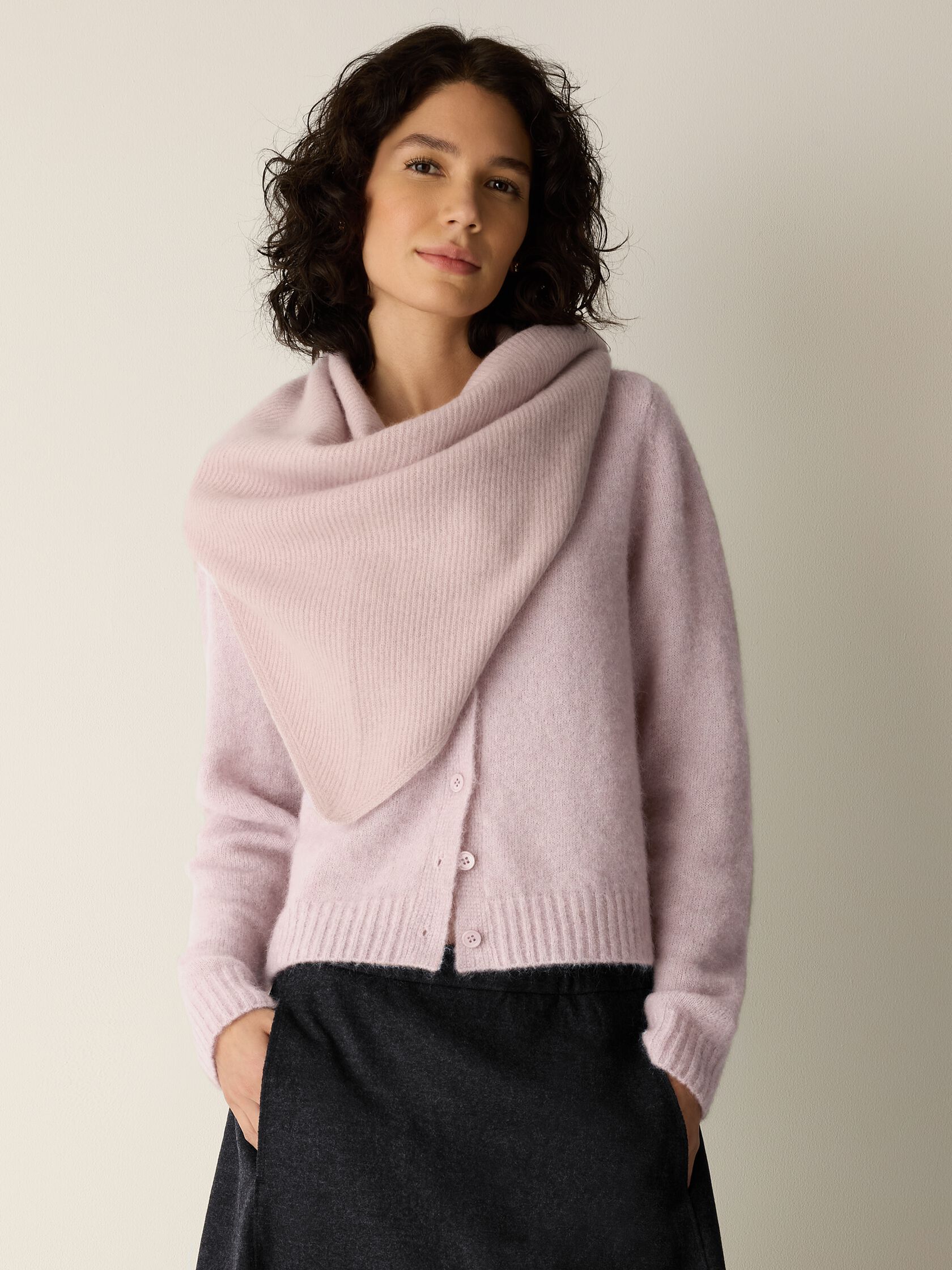 Italian Cashmere Triangle Scarf