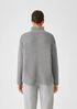 Recycled Cashmere Wool Funnel Neck Top