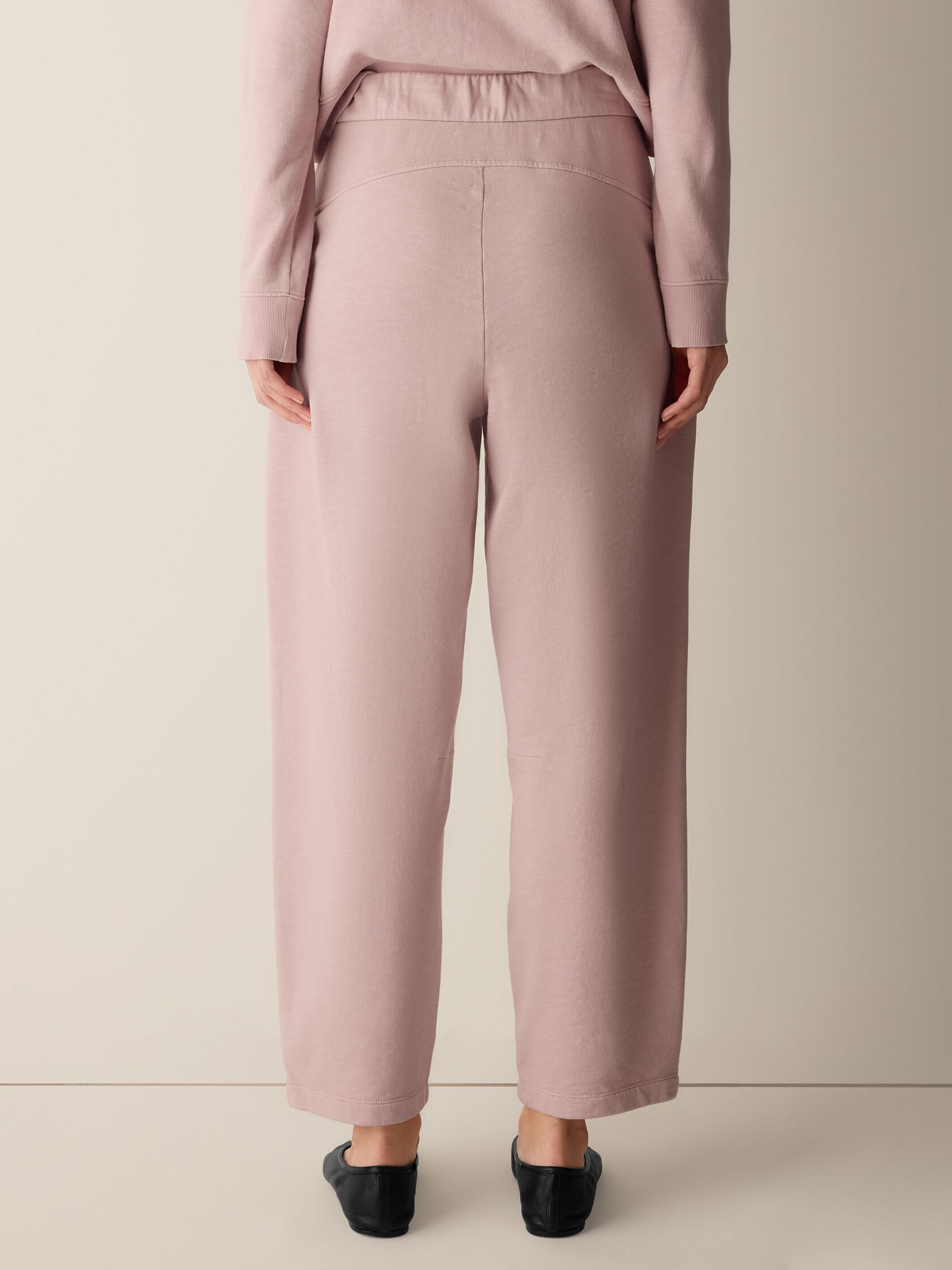 Garment-Dyed Organic Cotton Terry Arch Pant