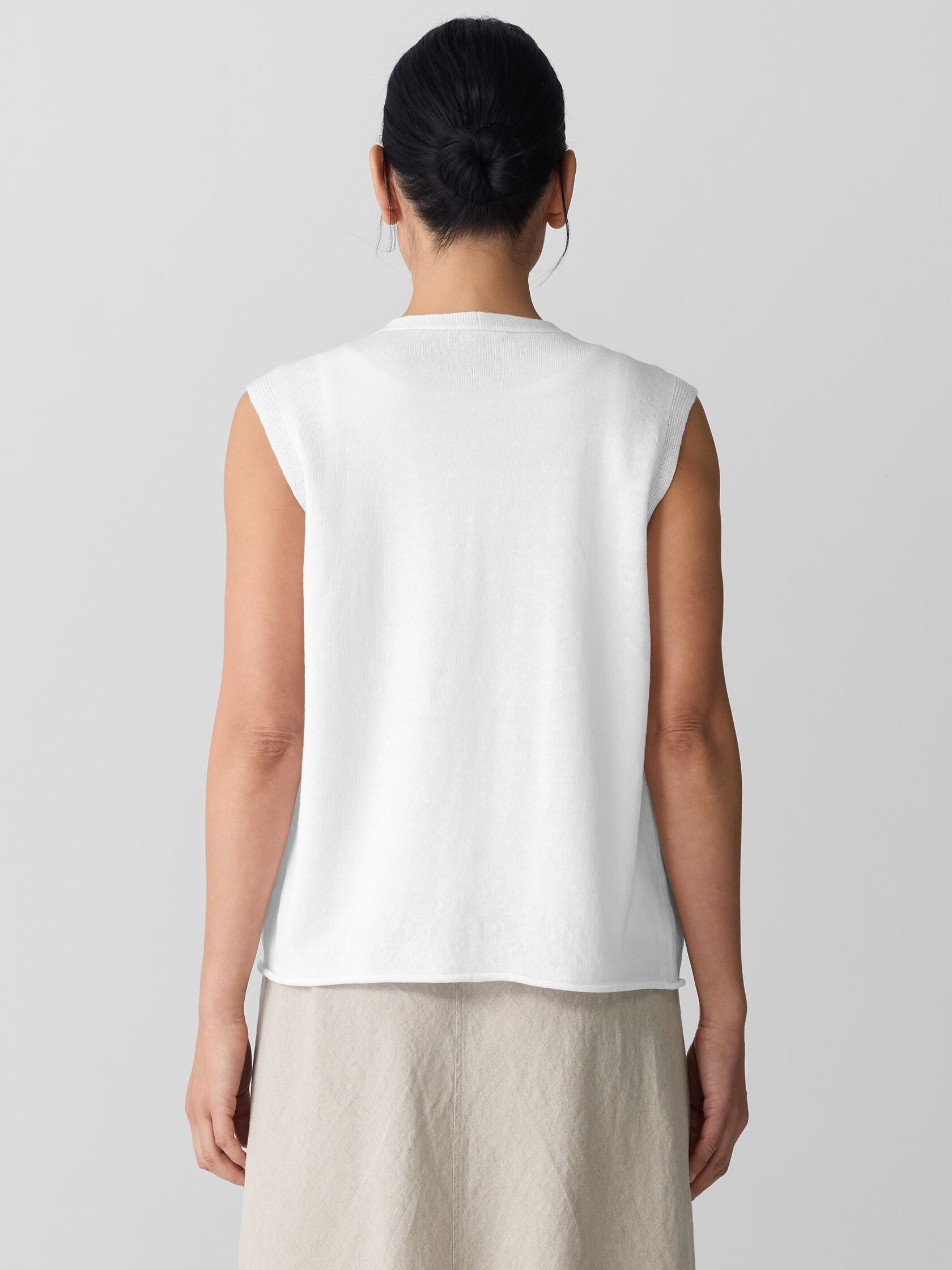 Organic Linen Cotton Vest