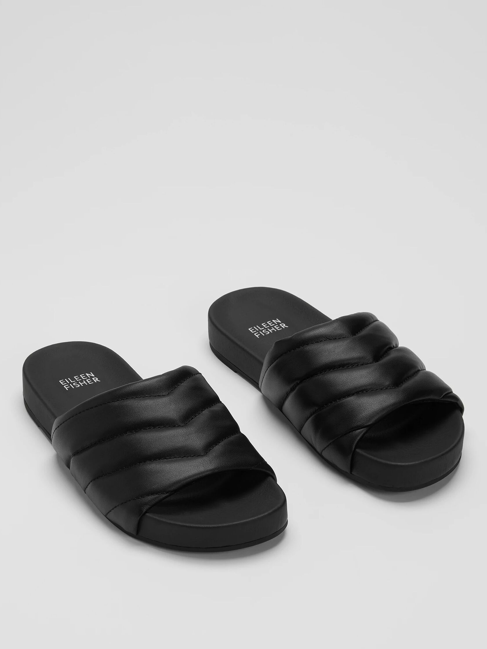 Haze Nappa Leather Slide Sandal