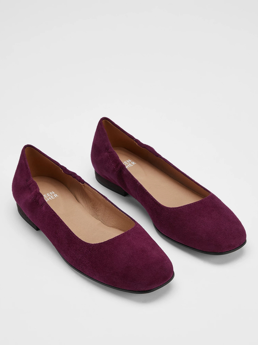 Selle Suede Ballet Flat