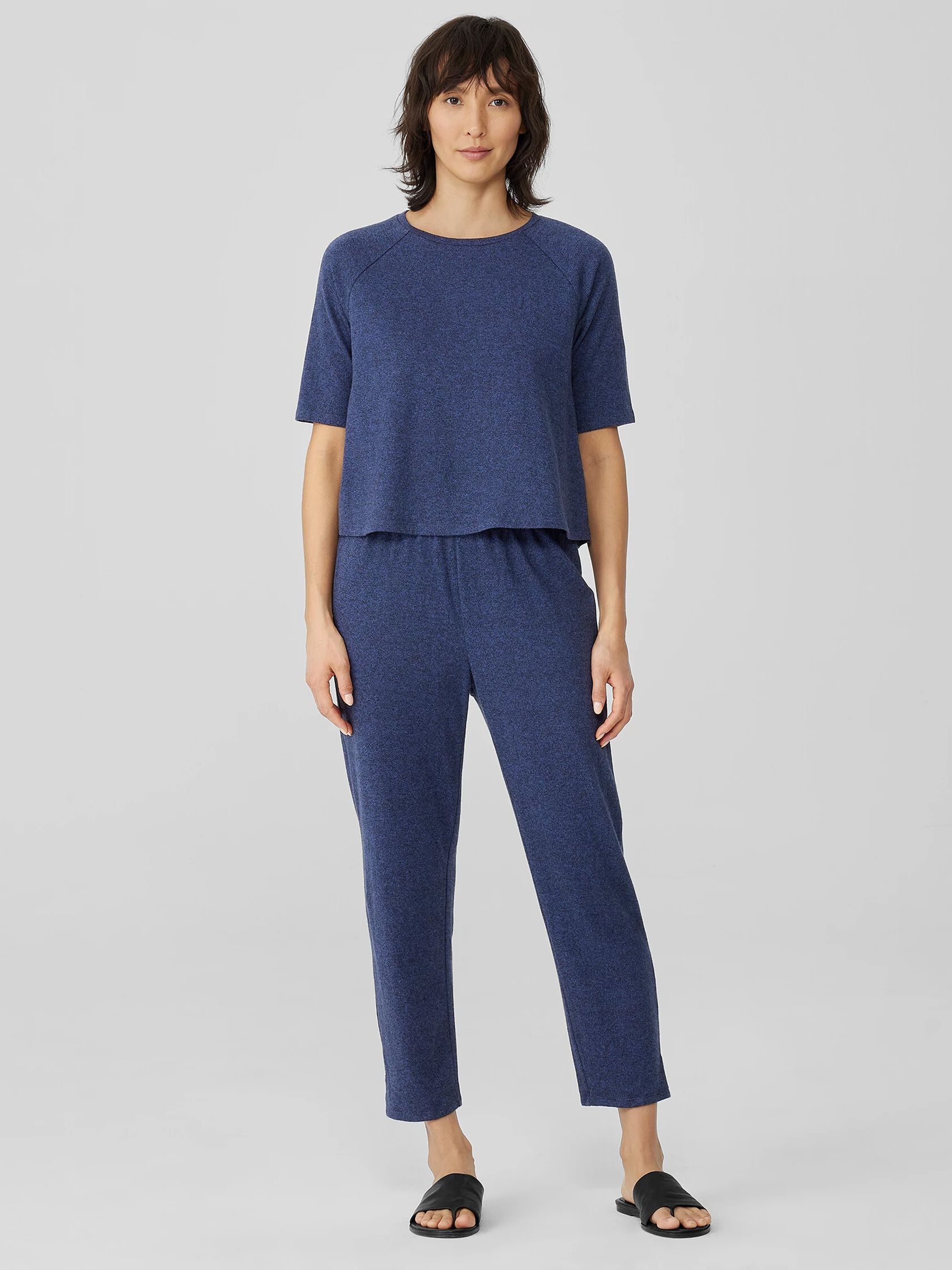 Cotton Hemp Melange Tapered Pant