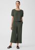 Organic Cotton Gauze Wide-Leg Pant
