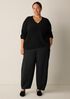 Chenille Blend V-Neck Top