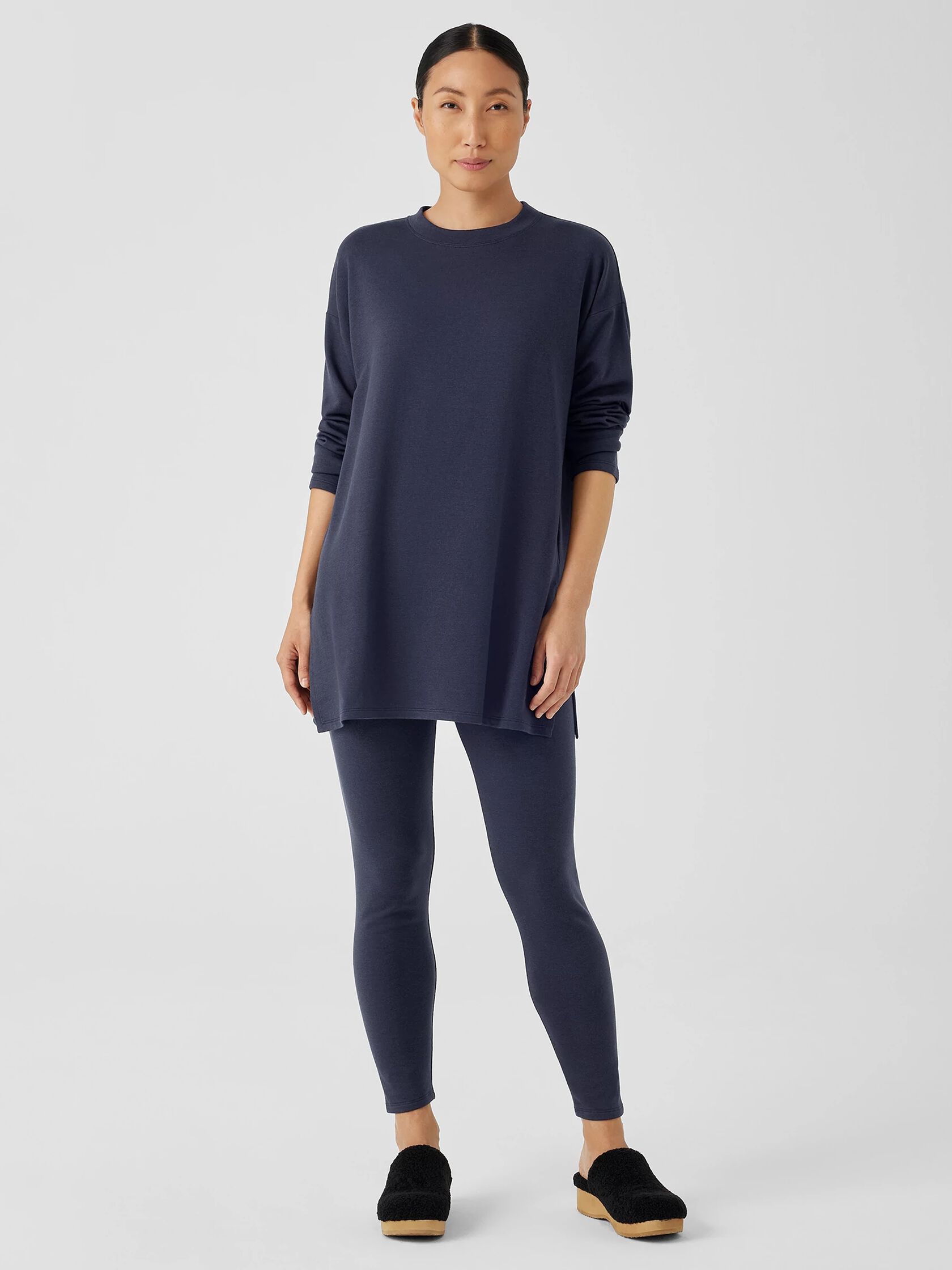Cozy Brushed Terry Hug High-Waisted Leggings
