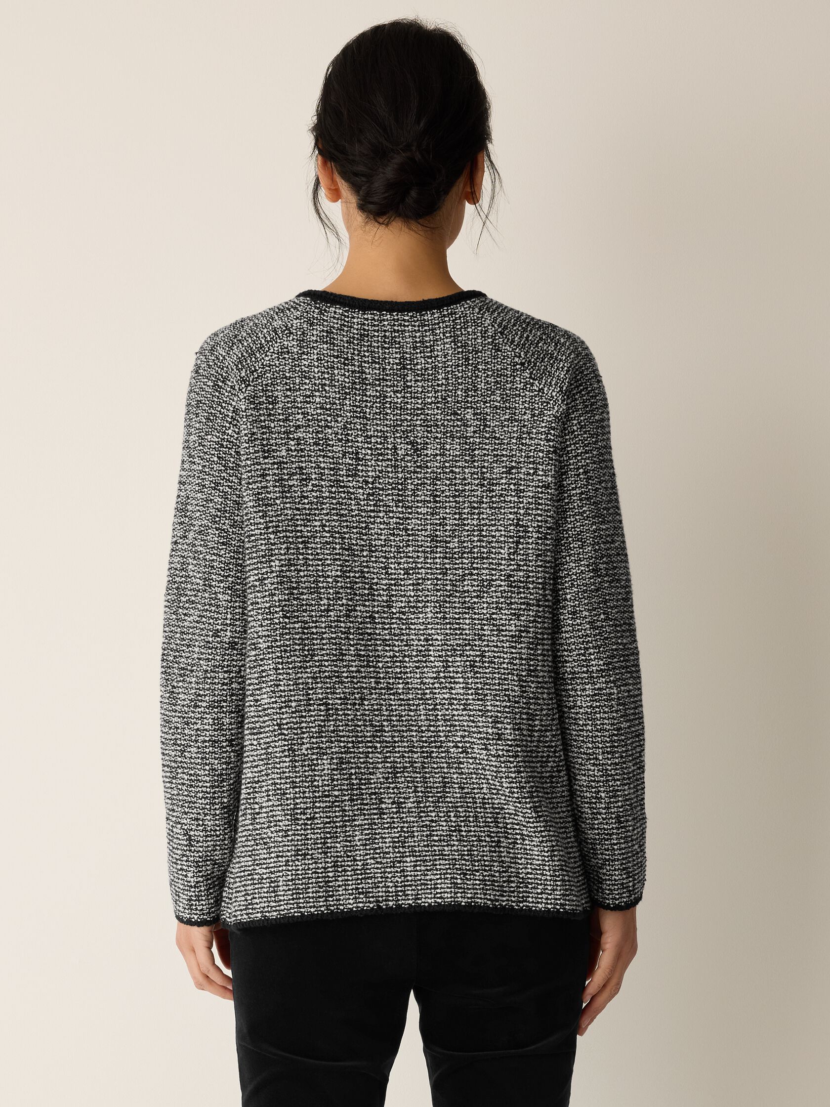 Peruvian Cotton Cloud Jewel Neck Top