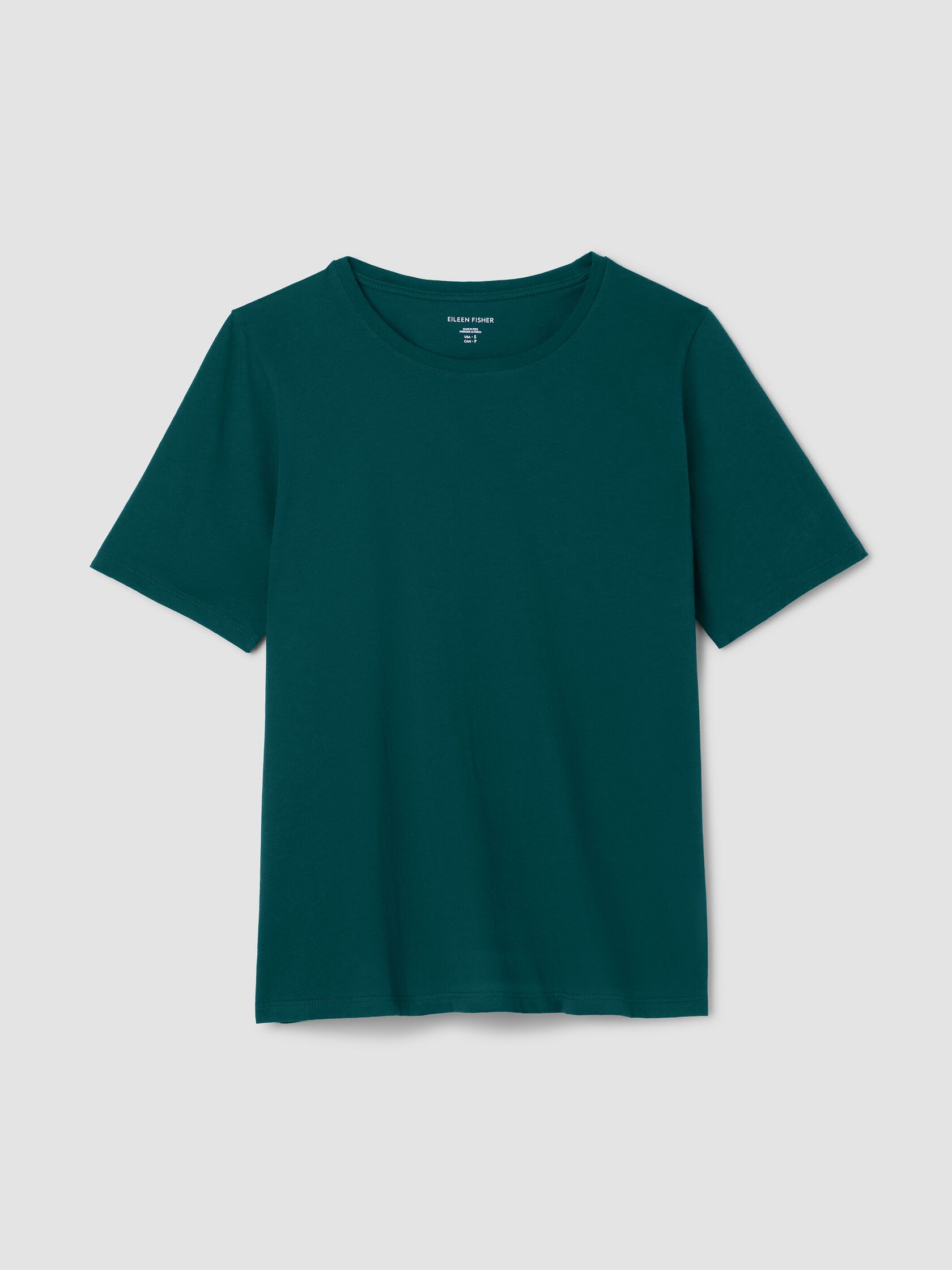 Organic Pima Cotton Jersey Round Neck Tee