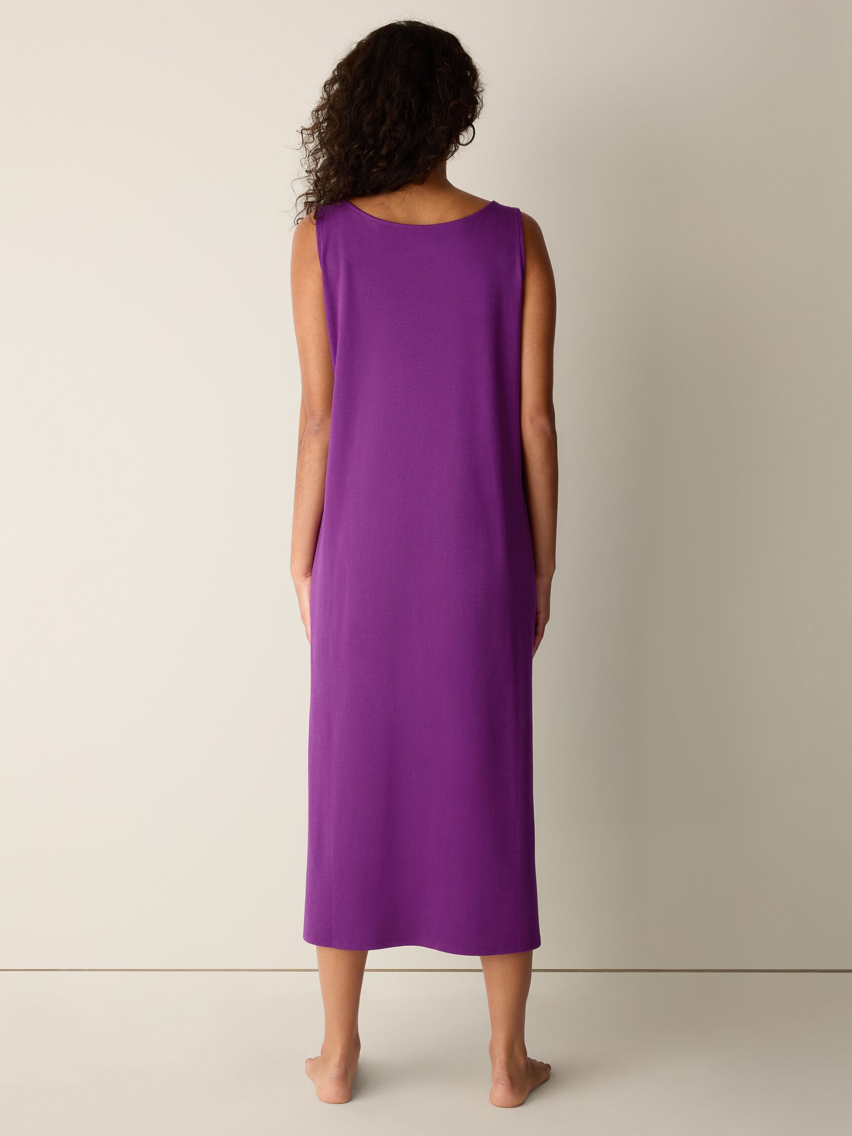 Organic Cotton Interlock Tank Sleep Dress