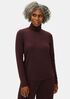Fine Jersey Scrunch Neck Top