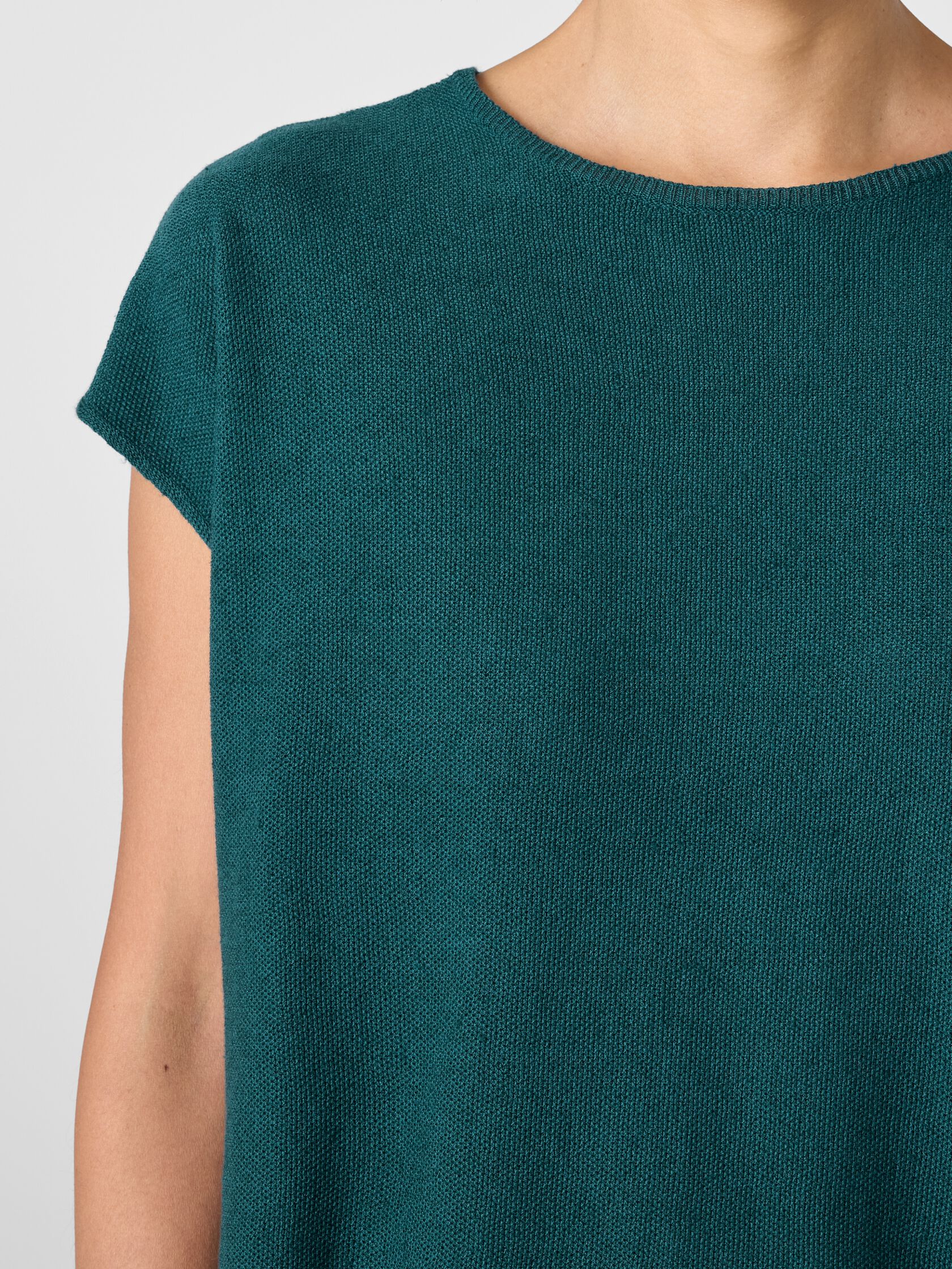 Organic Linen Cotton Square Top