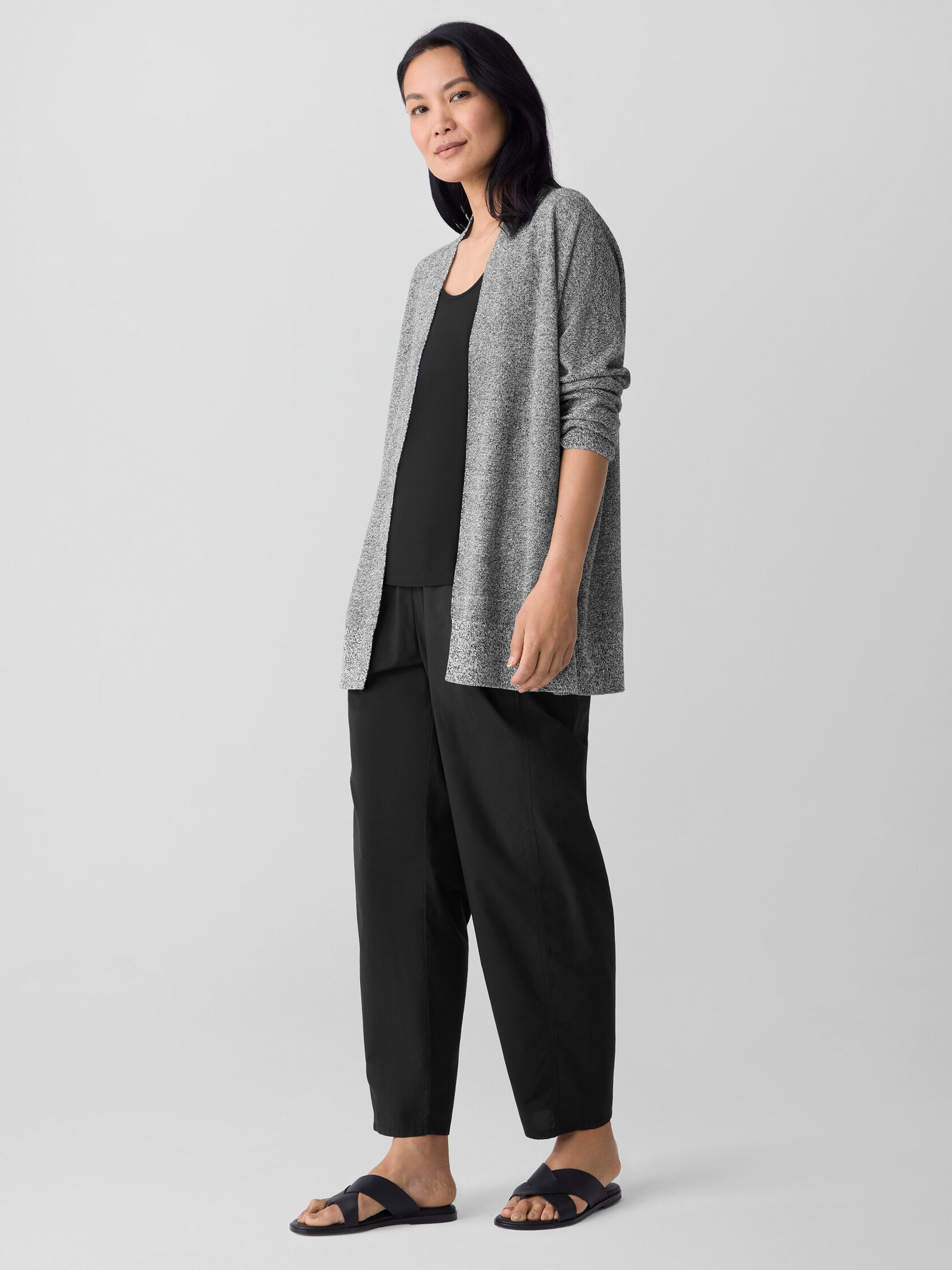 Organic Linen Cotton Long Cardigan