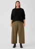 Boiled Wool Jersey Wide-Leg Pant