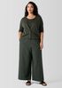 Organic Linen Cotton Cropped Cardigan