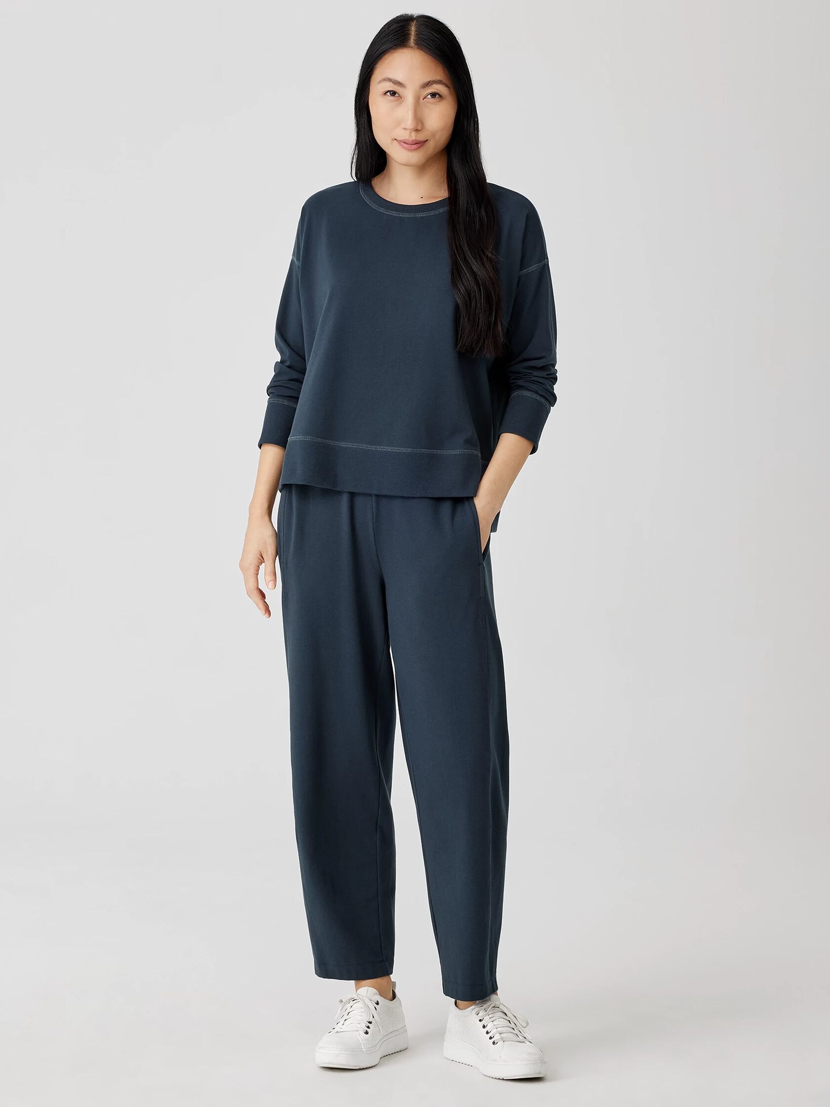 Traceable Cotton Jersey Lantern Pant | EILEEN FISHER