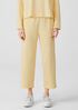 Lightweight Organic Cotton Terry Straight Pant