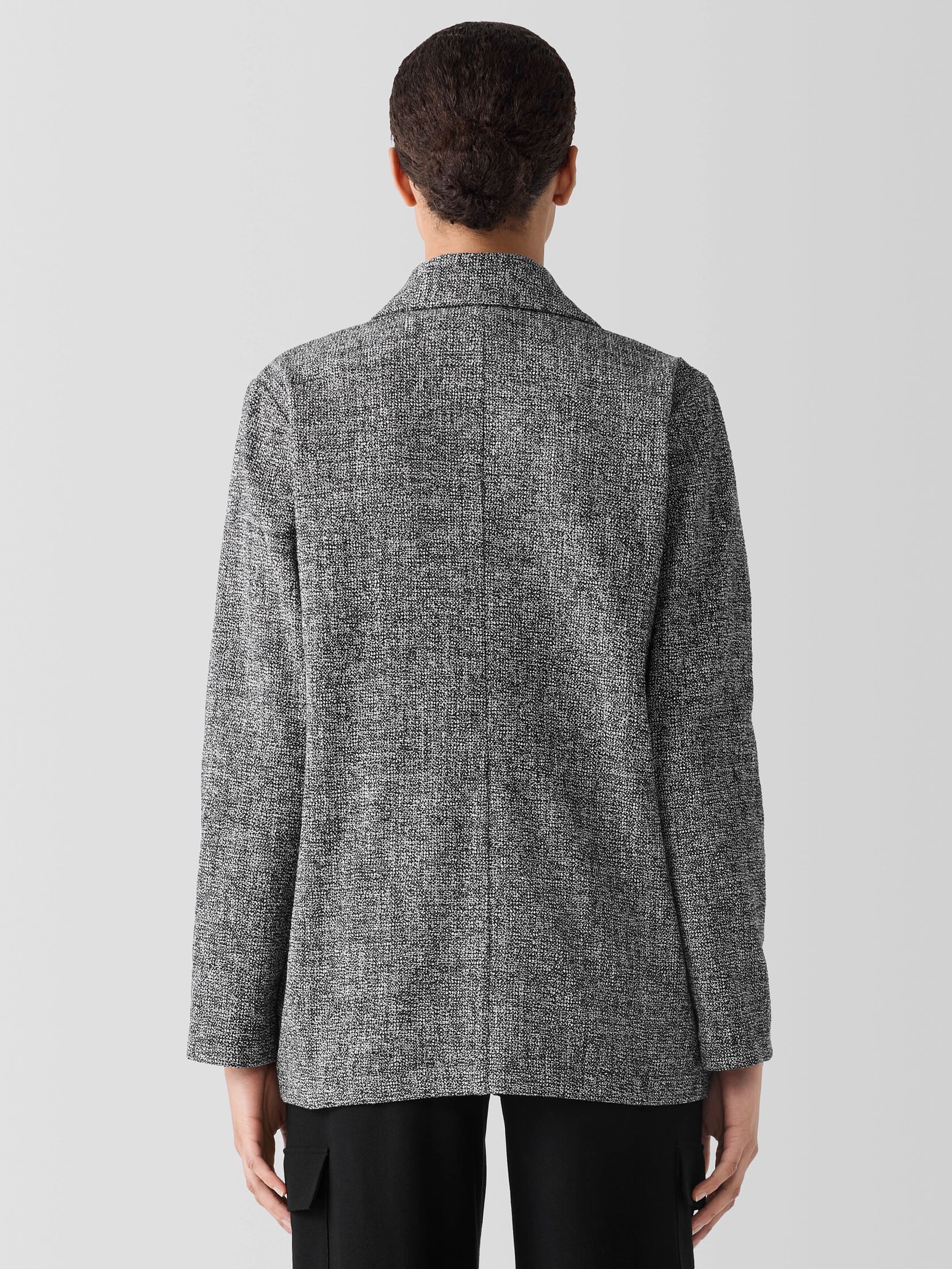 Organic Cotton Tweed Blazer
