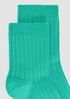 Rib Short Crew Sock