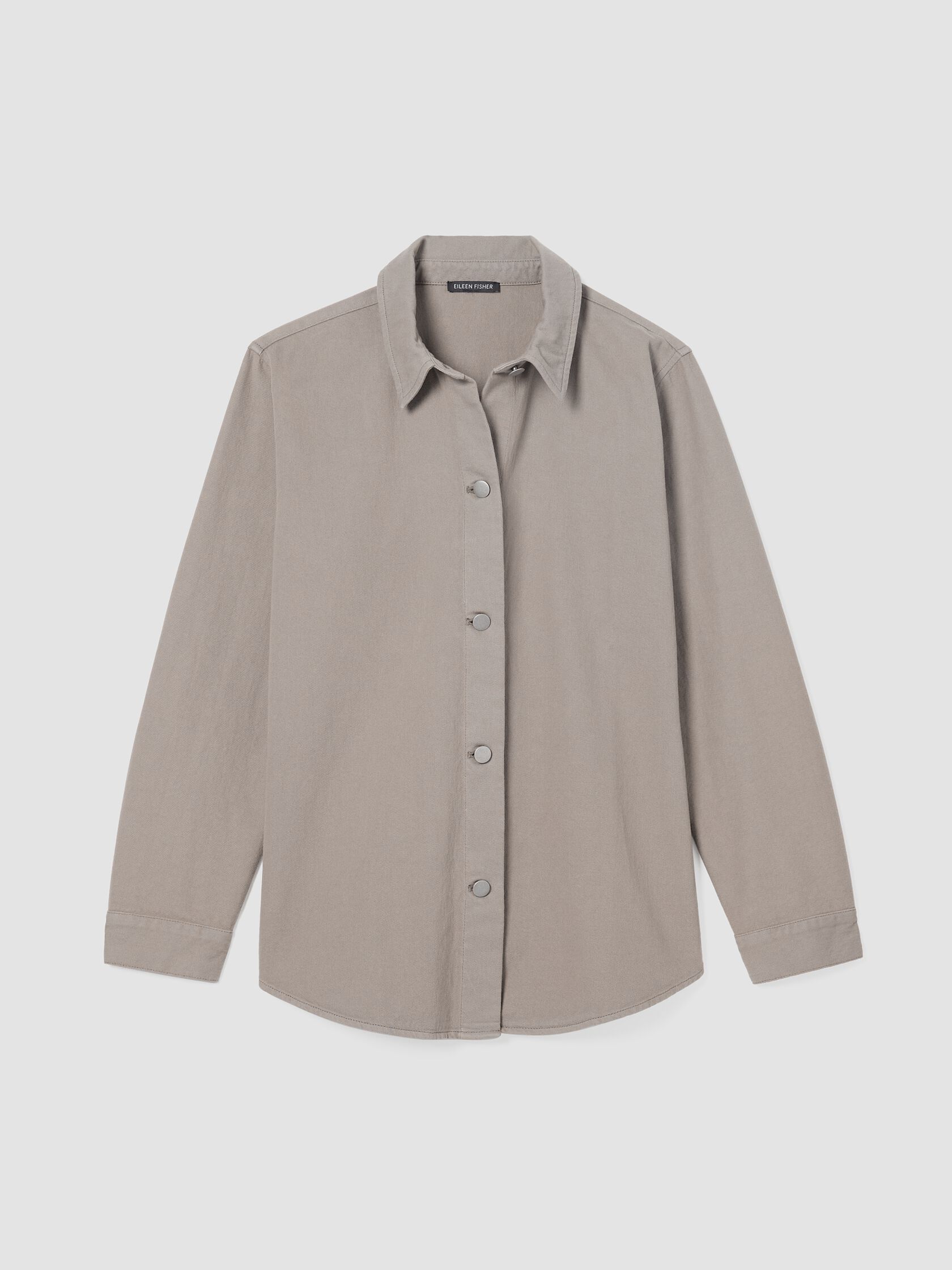 Garment-Dyed Utility Cotton Shirt Jacket