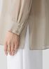 Sheer Silk Georgette Classic Collar Shirt